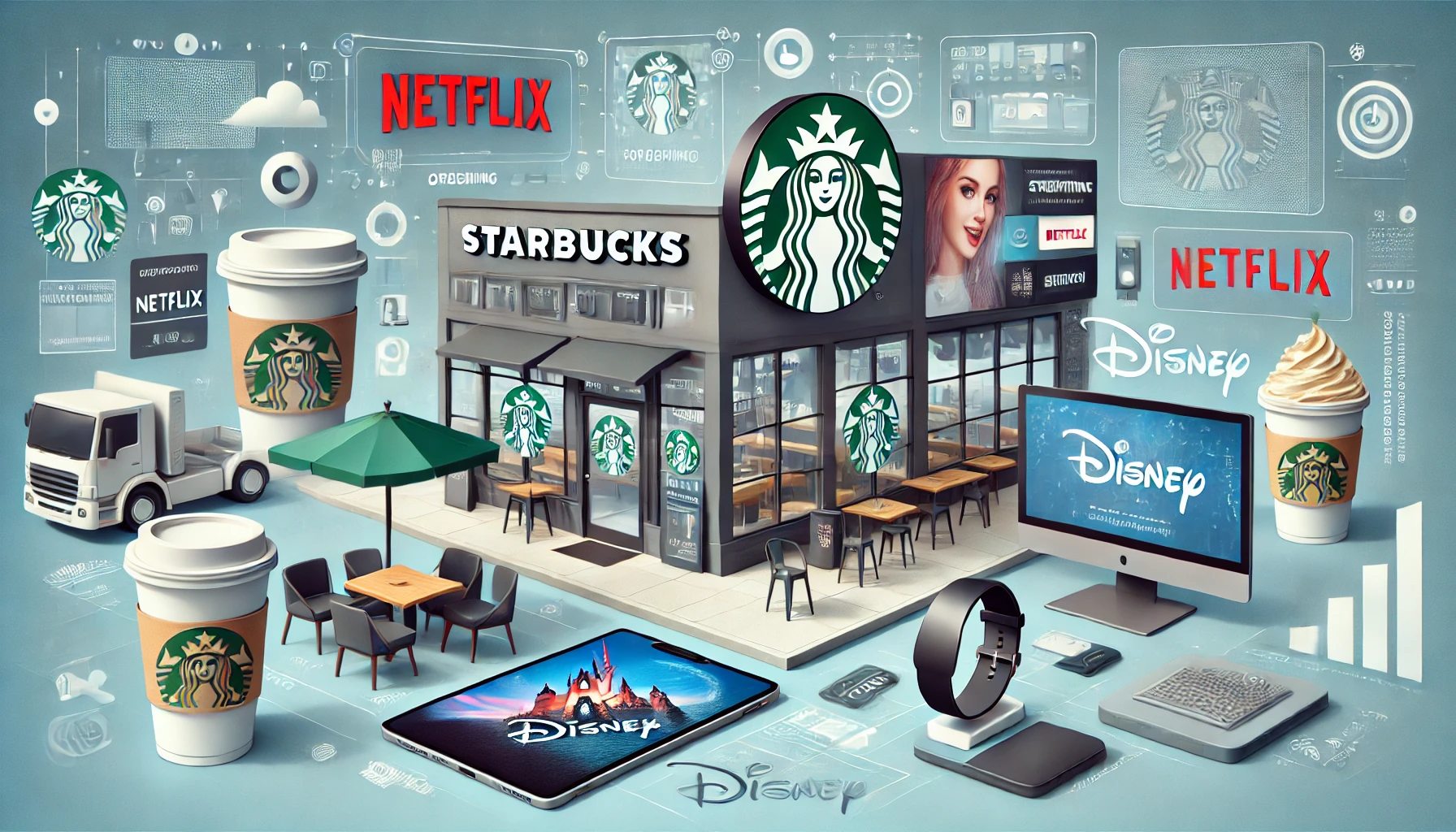 The Impact of Technology on Modern Businesses: How Starbucks, Netflix, and Disney Redefined Their Industries